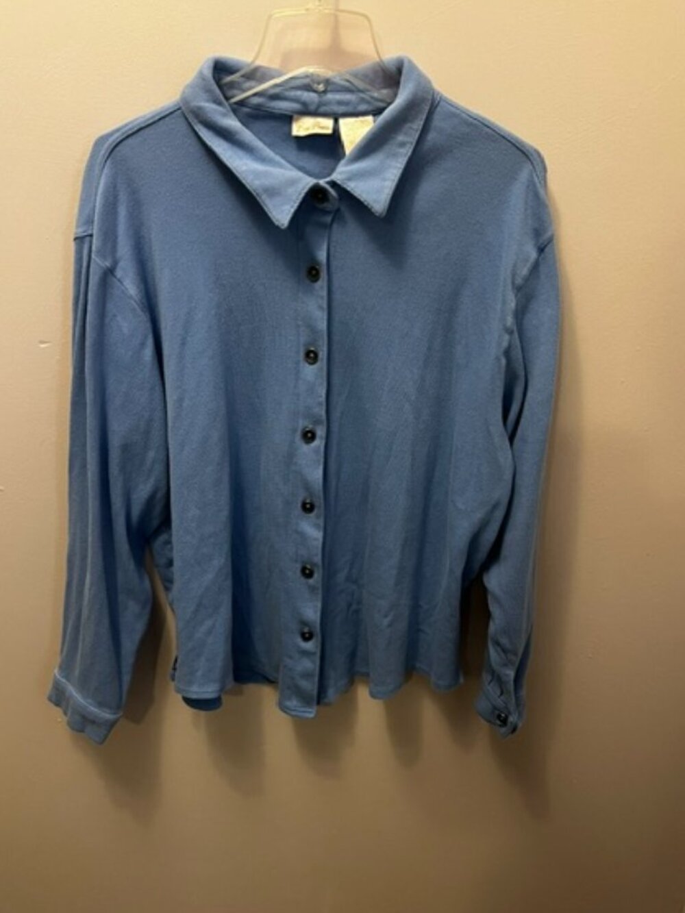 Women's Bobbie Brooks Button jacket/Top, Size XL, Blue, long Sleeve, Good Cond!